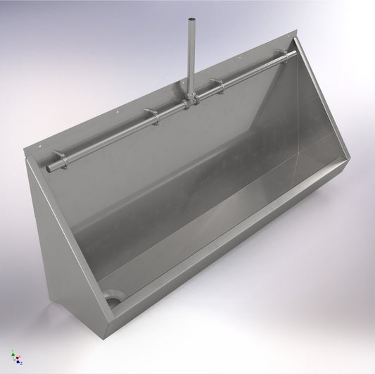 900mm Wall Mounted Trough Urinal