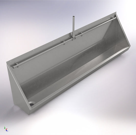 SSW4440/CP 1800mm Wall Mounted Trough Urinal