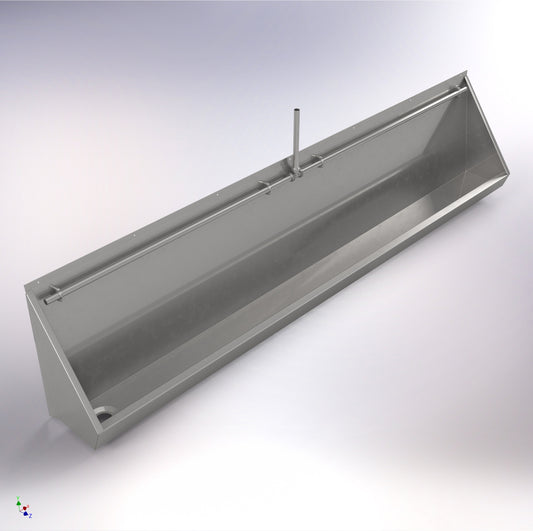 SSW4440/CP 2400mm Wall Mounted Trough Urinal