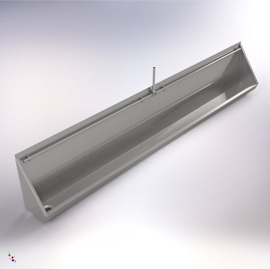 3000mm Wall Mounted Trough Urinal