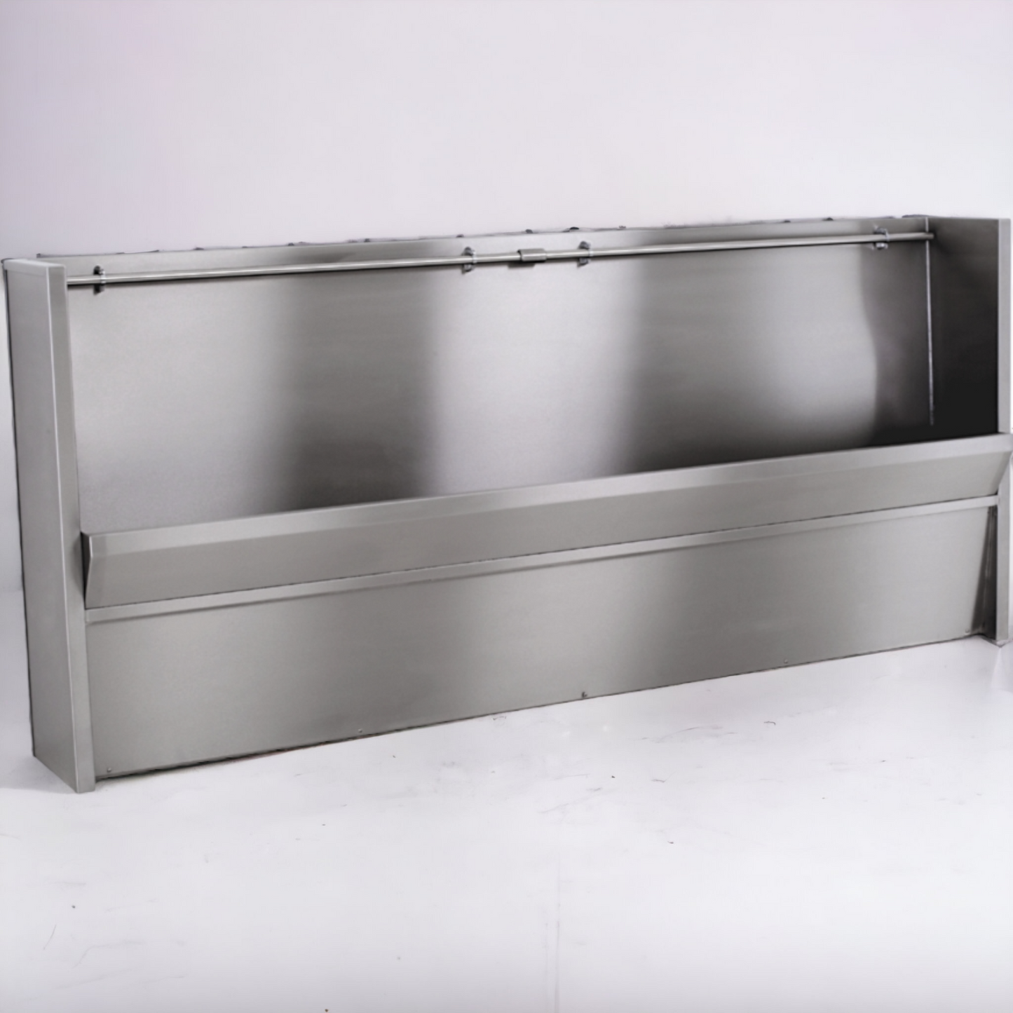 SSS4001/FS 1500mm Floor Standing Slab Urinal with Wall Fixing Ends
