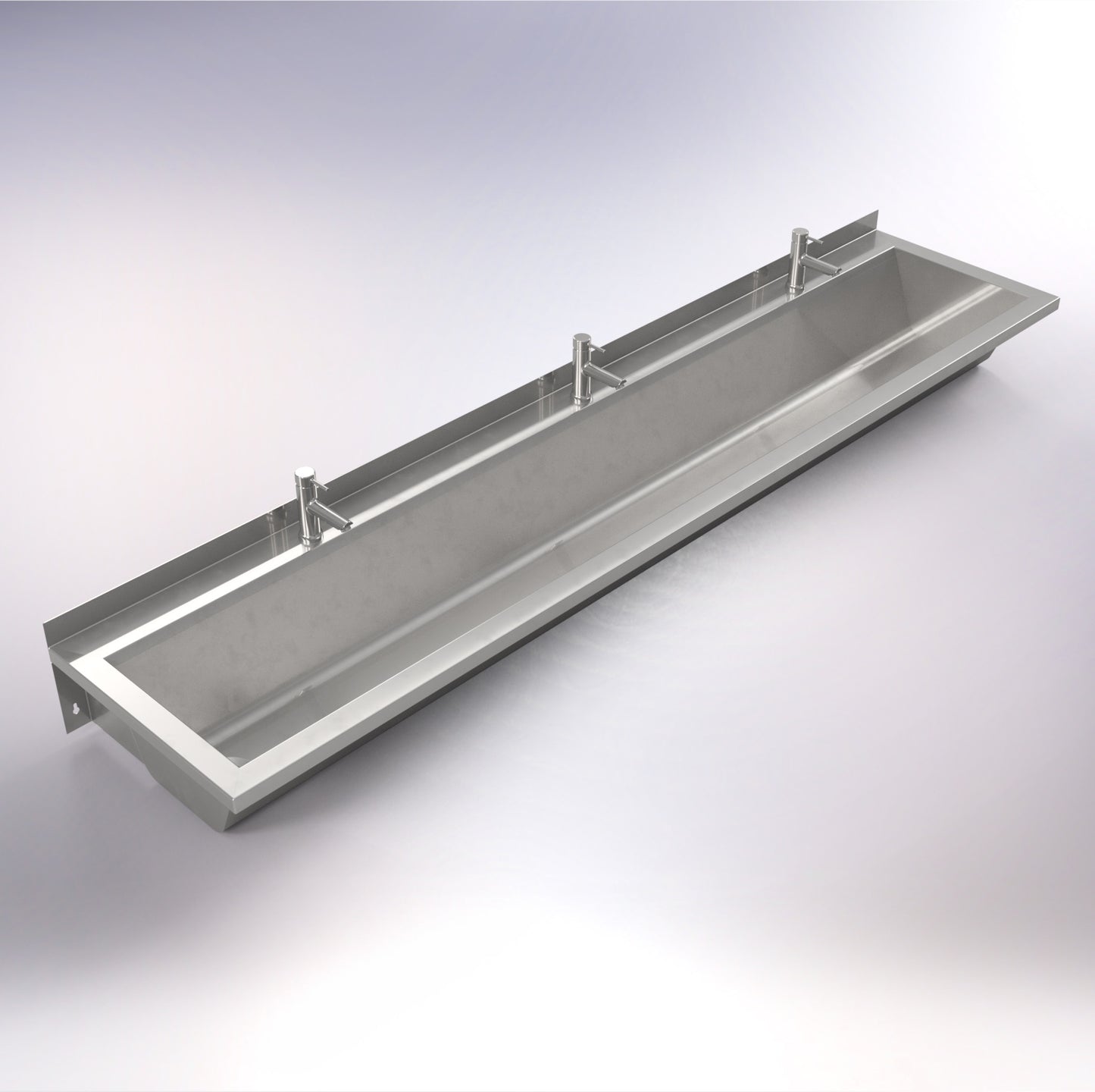 SS81 2100mm Wall Mounted Wash Trough