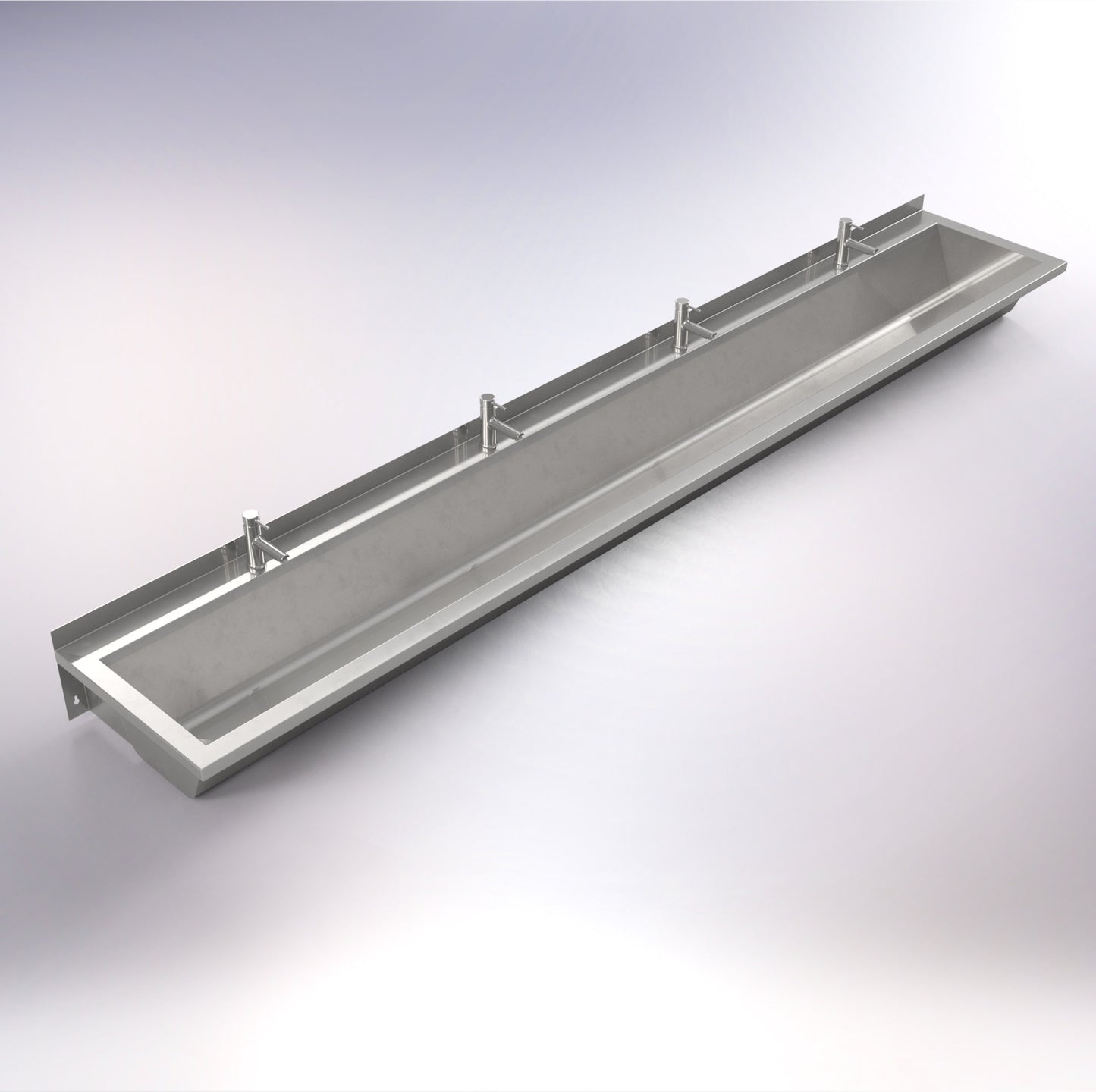 SS81 2100mm Wall Mounted Wash Trough