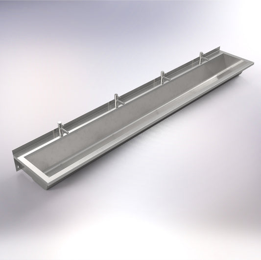 SS81 2400mm Wall Mounted Wash Trough