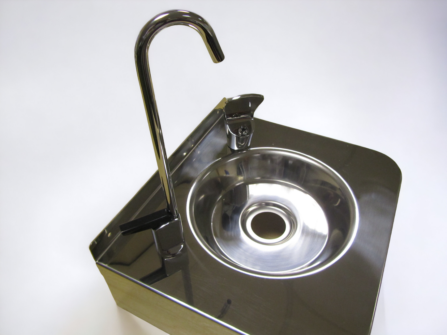 SS/6282-R-BCDF Wall Mounted Drinking Fountain With Push Button Water Bubbler and Lever Action Bottle Filler