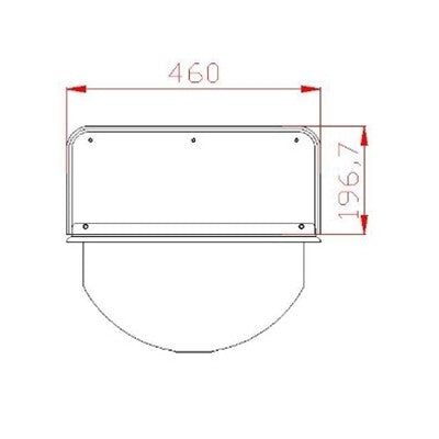 SS/BS6666CP-V Wall Mounted Janitorial Bucket Sink and Grating