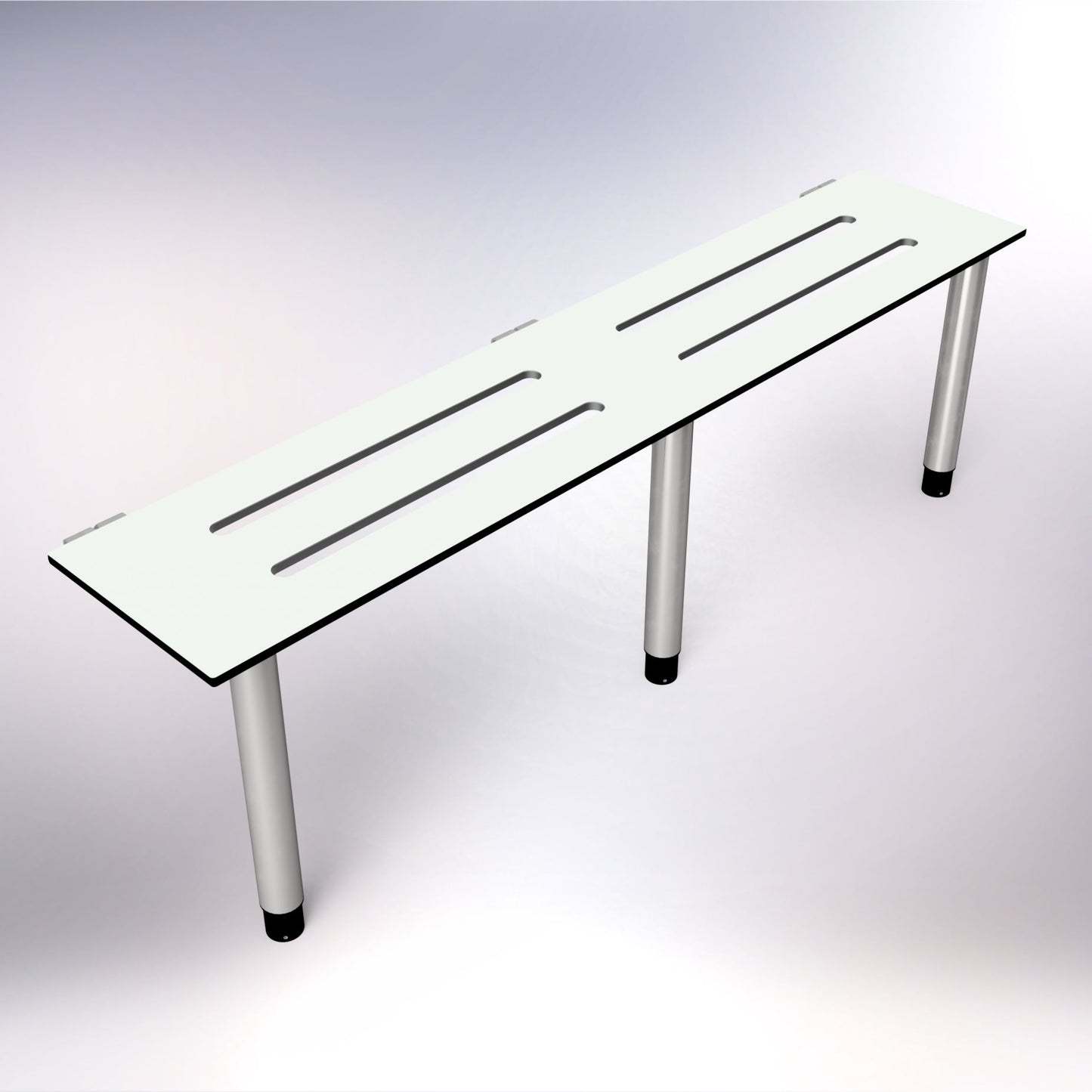 Changing Room Wall Bench Stainless Steel 1450mm