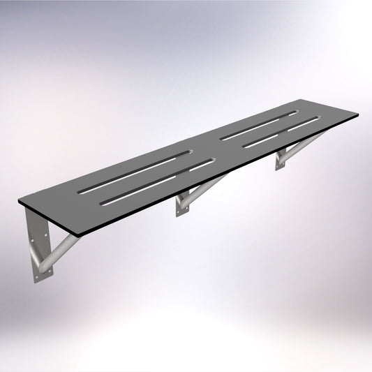 Changing Room Cantilevered Wall Bench Stainless Steel 1450mm