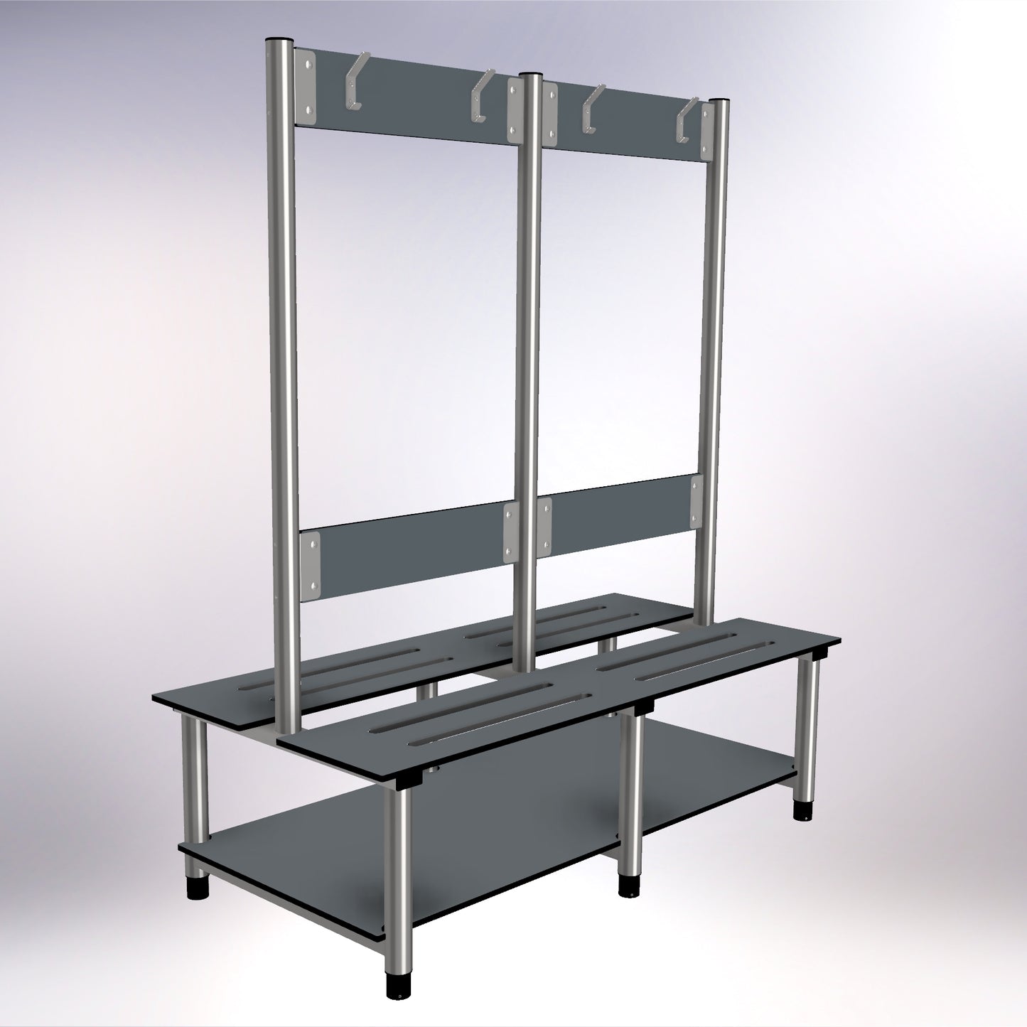 Changing Room Island Bench Stainless Steel 1450mm