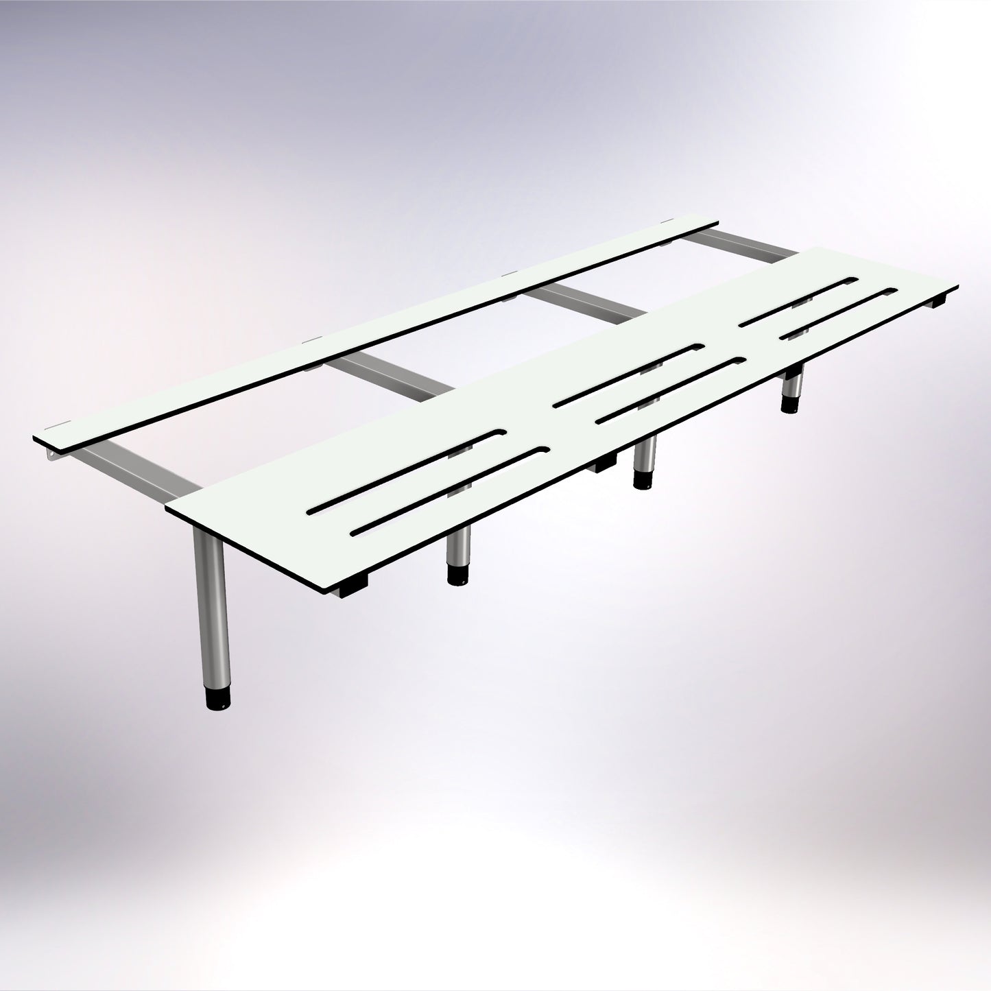 Changing Room Locker Bench Stainless Steel 2100mm