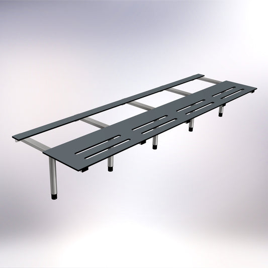 Changing Room Locker Bench Stainless Steel 2750mm