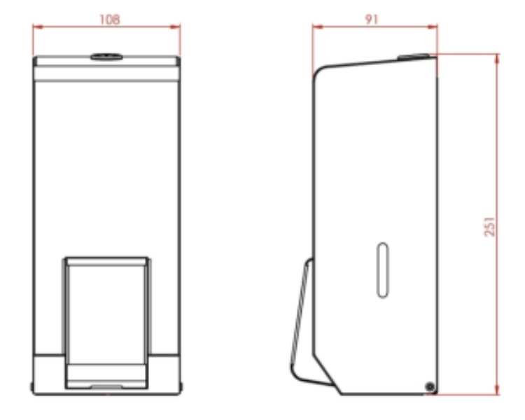 SS/PL20LMBS Liquid Soap Dispenser
