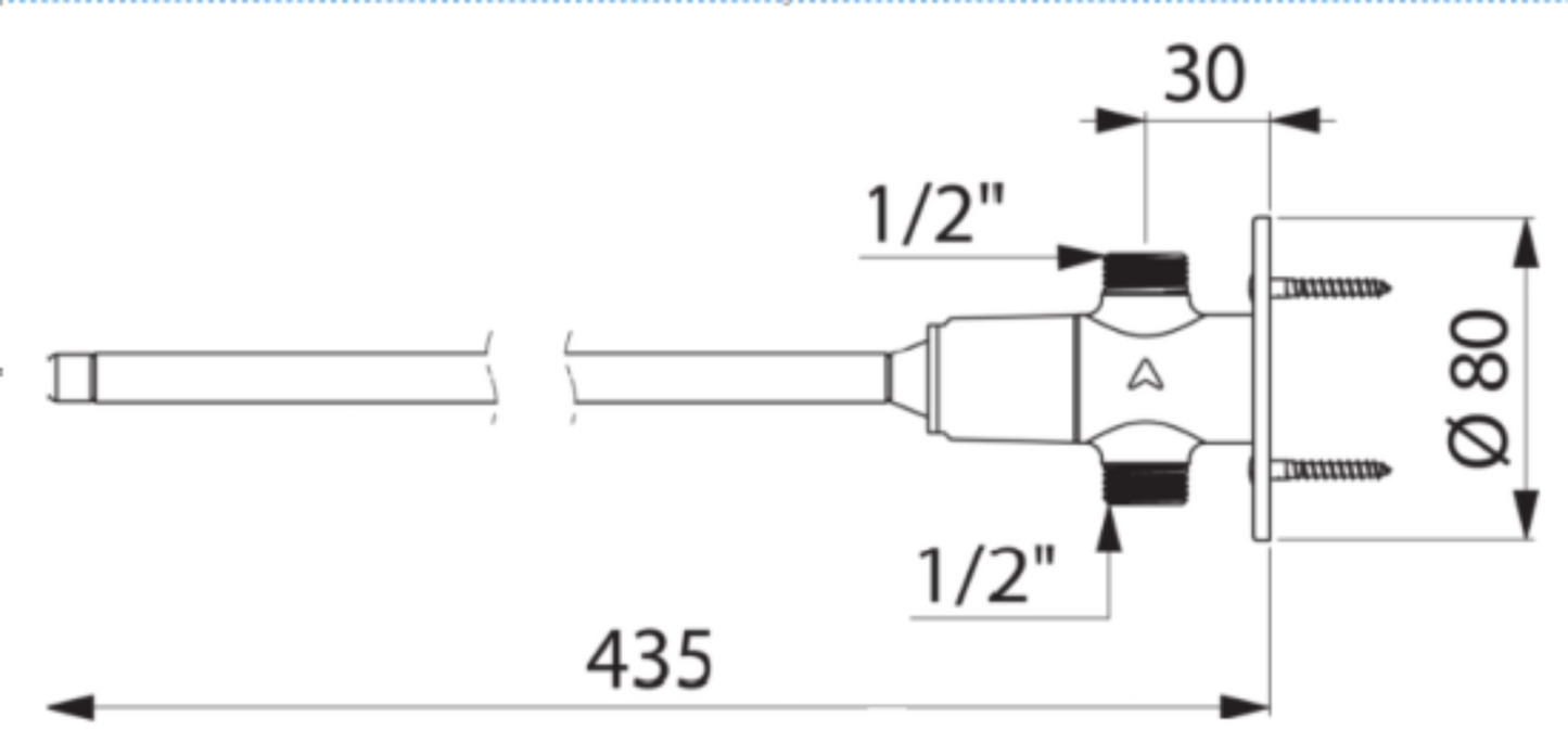 MSA/KV-MEC Knee operated Valve