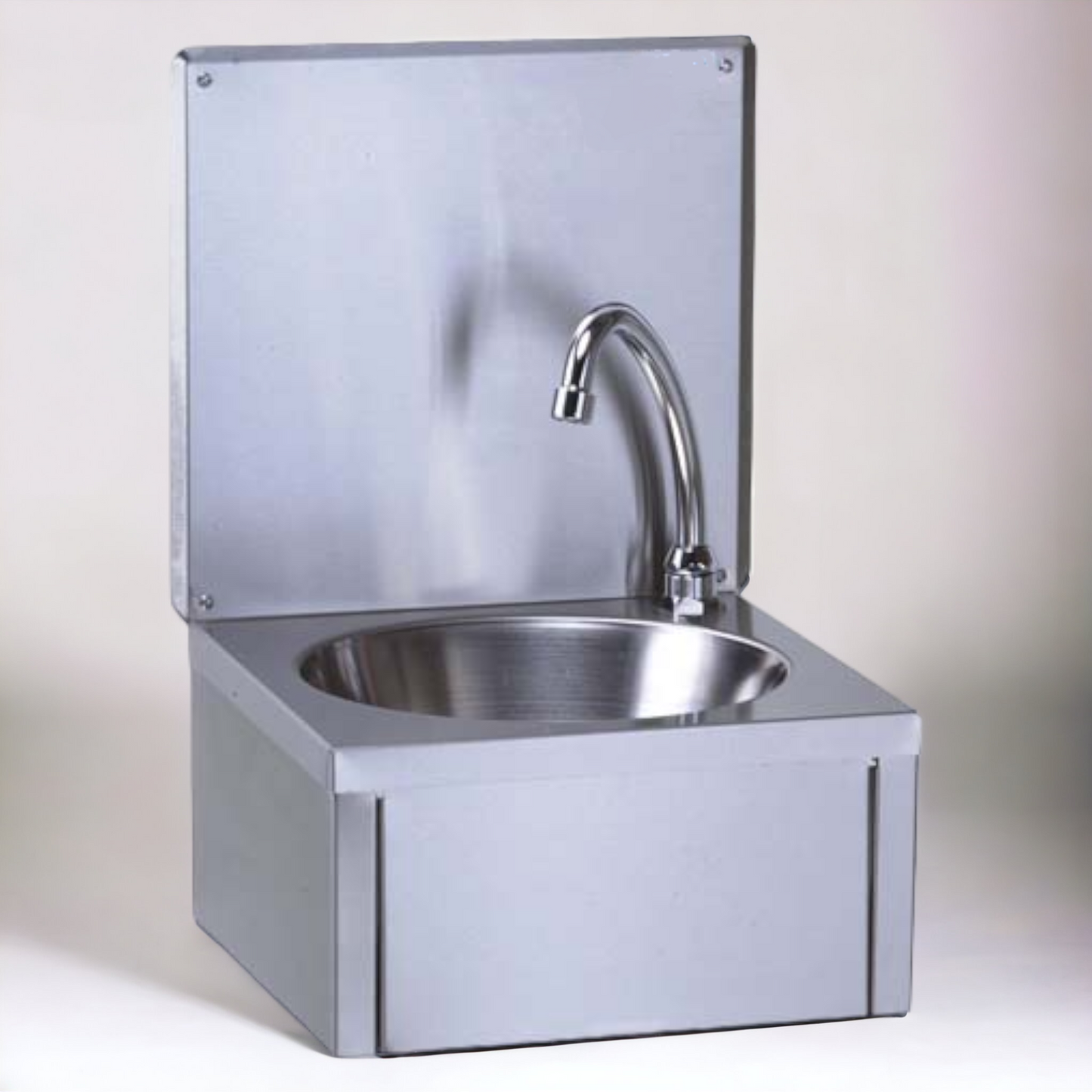 SS/VWHB010 Wall Mounted Push Action Wash Basin 330 x 330mm