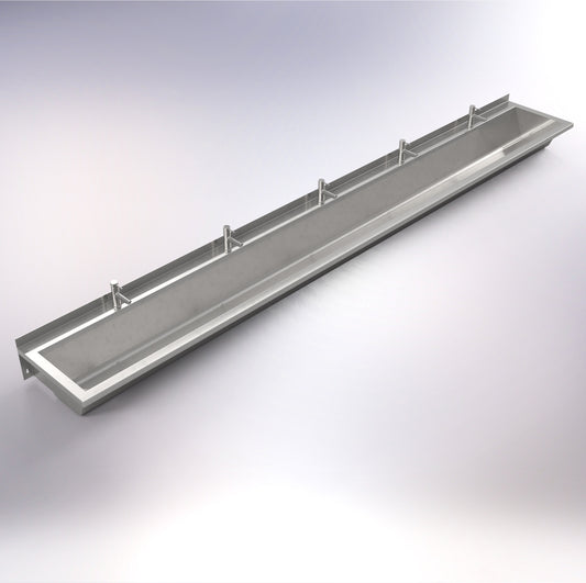 SS81 3000mm Wall Mounted Wash Trough