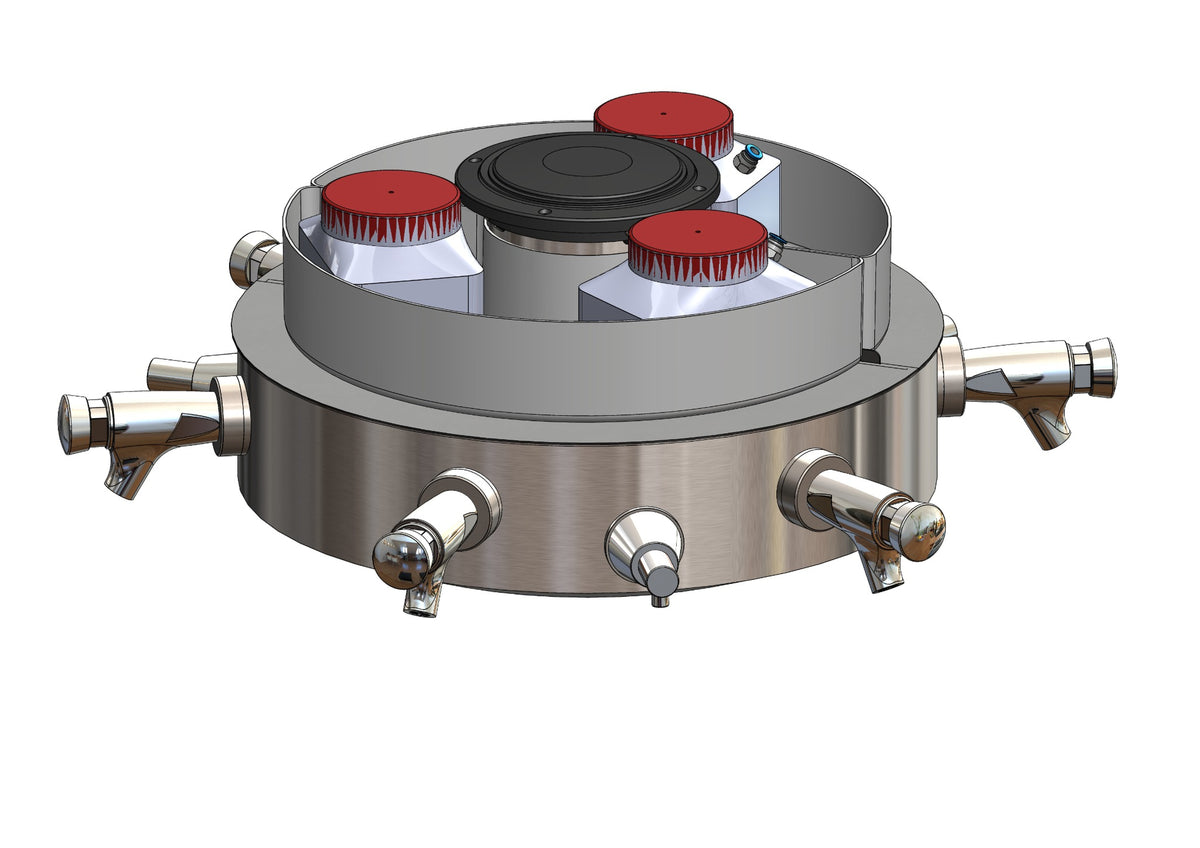 SS/M3P-113-6-85-SM3-TH+SDR  Circular Wash Fountain