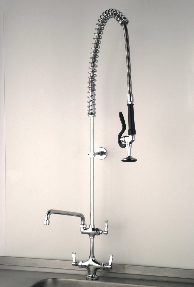 SS/PRERINSE-MECH-SING Single Pedestal Pre Rinse Spray – Saville Stainless