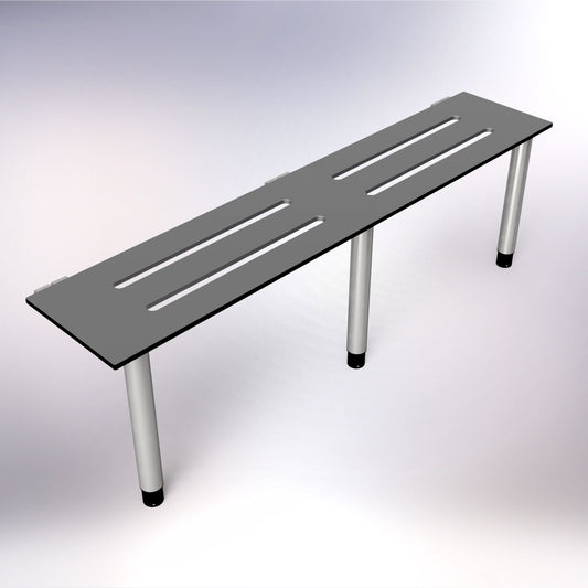 Changing Room Wall Bench Stainless Steel 1450mm