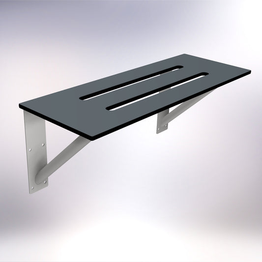 Changing Room Cantilevered Wall Bench Stainless Steel 800mm