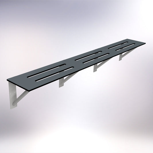 Changing Room Cantilevered Wall Bench Stainless Steel 2100mm