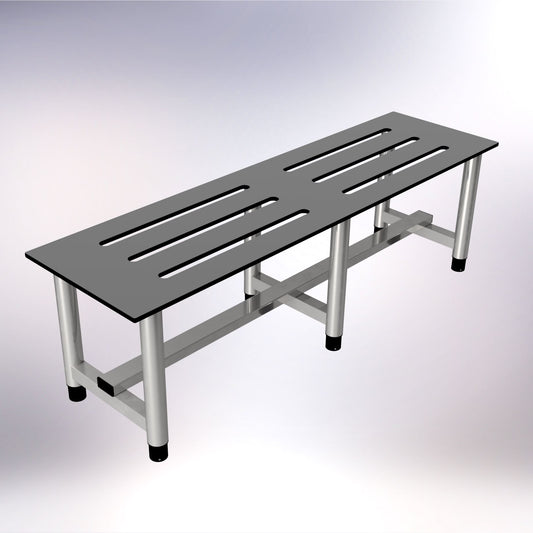 Changing Room Free Standing Bench Stainless Steel 1450mm