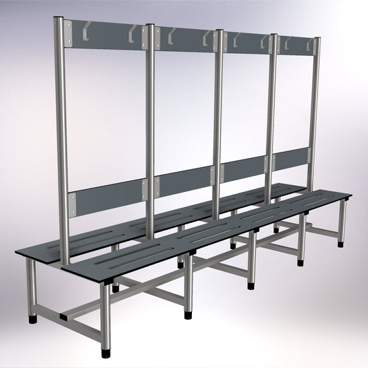 Changing Room Island Bench Stainless Steel 2750mm