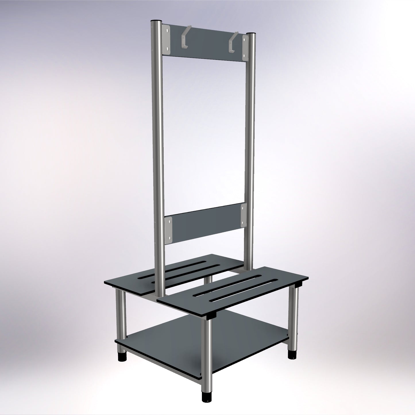 Changing Room Island Bench Stainless Steel 800mm